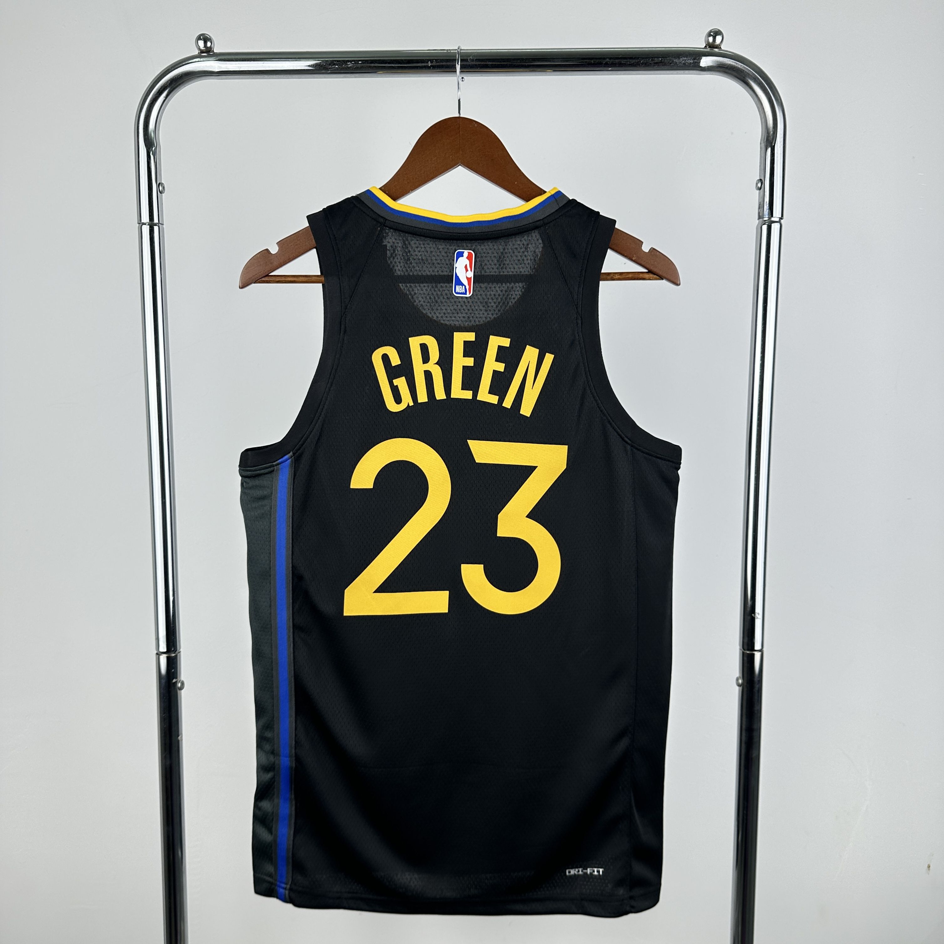 Men Golden State Warriors #23 Green Black Jordan style Seasons 2025 NBA Jersey->kansas city chiefs->NFL Jersey